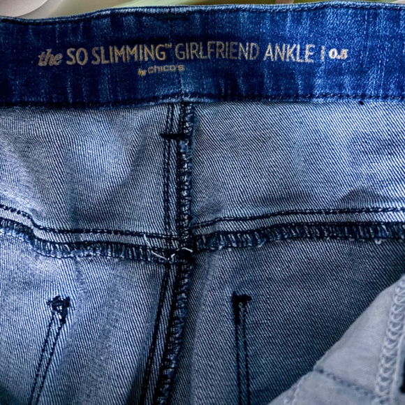 Chico's So Slimming Girlfriend Ankle Jeans - Picture 6 of 8